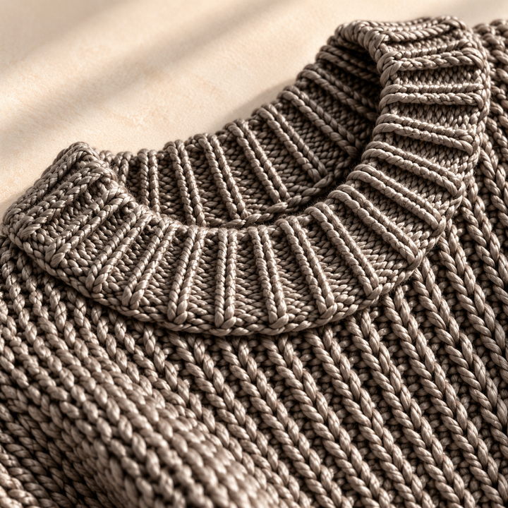 Eleanor Lantern-Sleeve Sweater Dress
