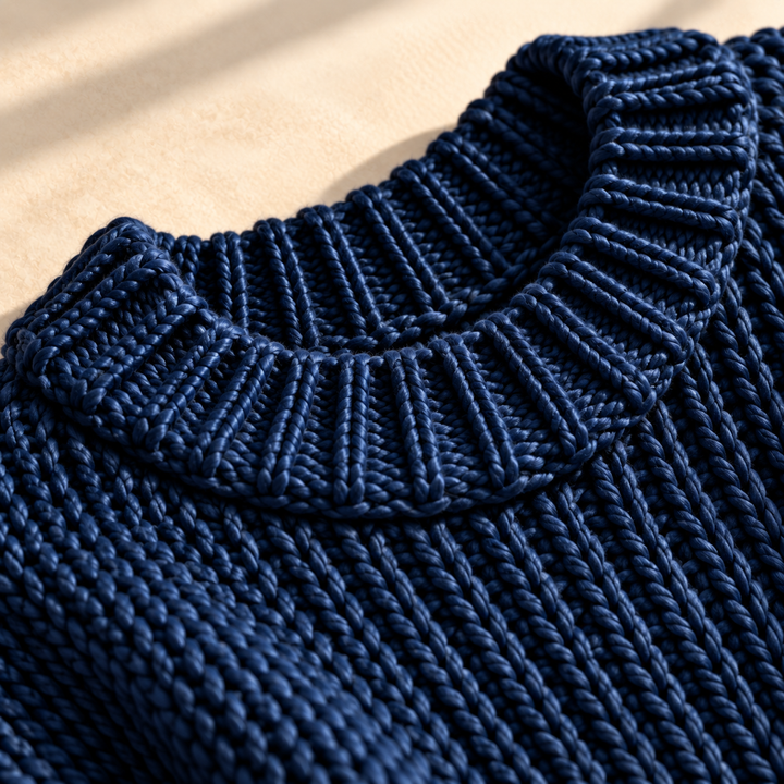 Eleanor Lantern-Sleeve Sweater Dress