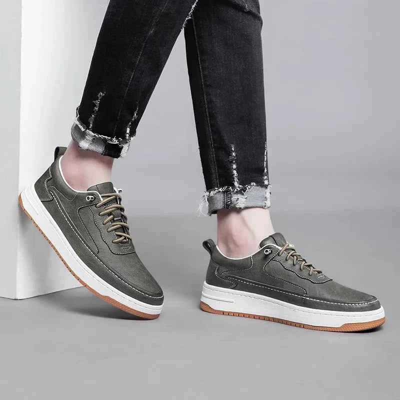 Carter Leather Sneakers — lifestyle shot