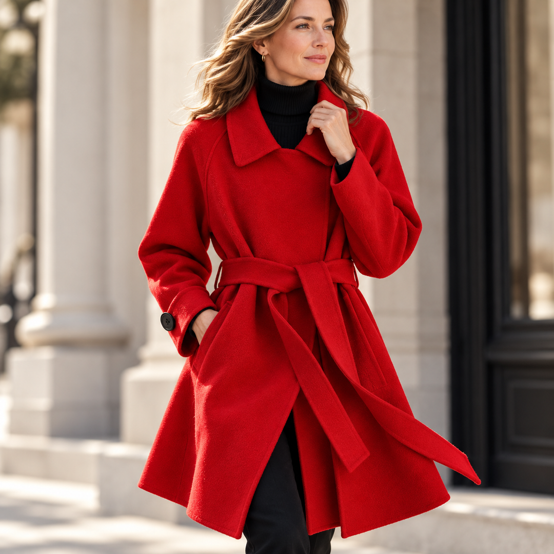 Margot Belted Wool Coat