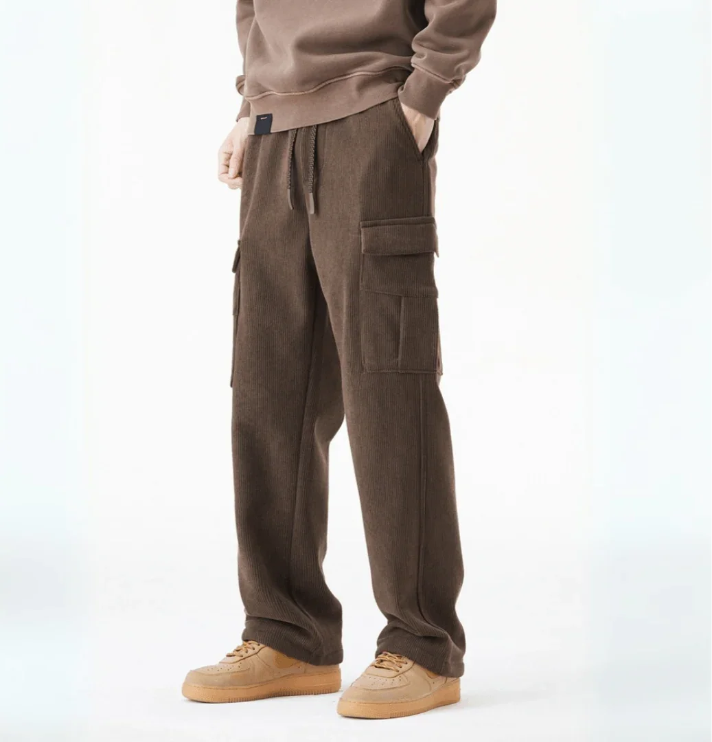Origin Fleece Corduroy Pants — front view