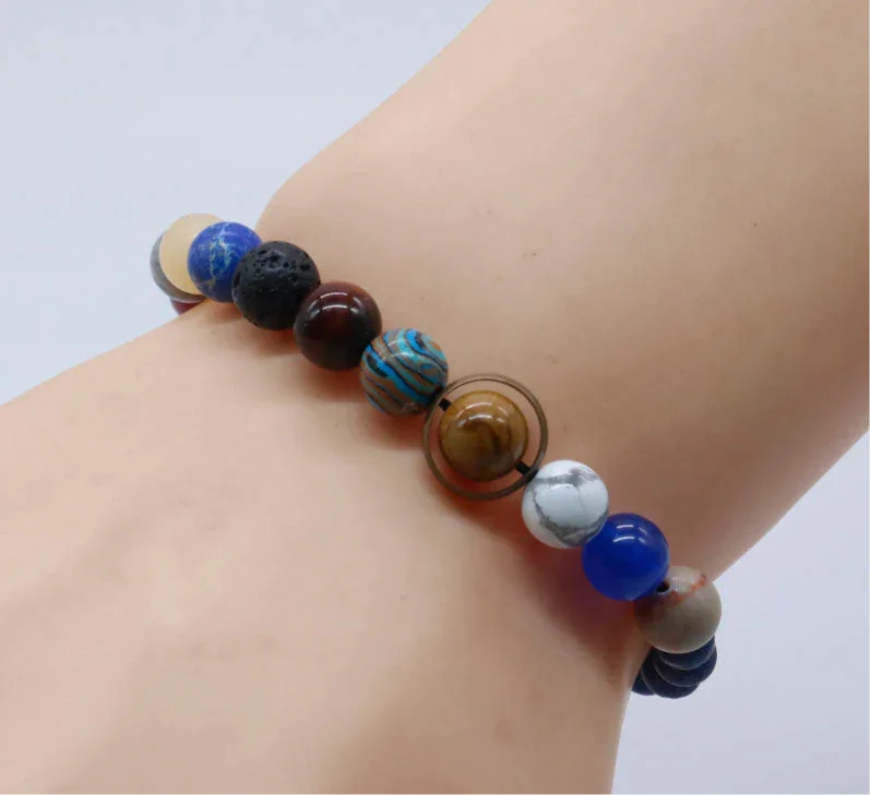 The Solar Circle Bracelet — lifestyle shot
