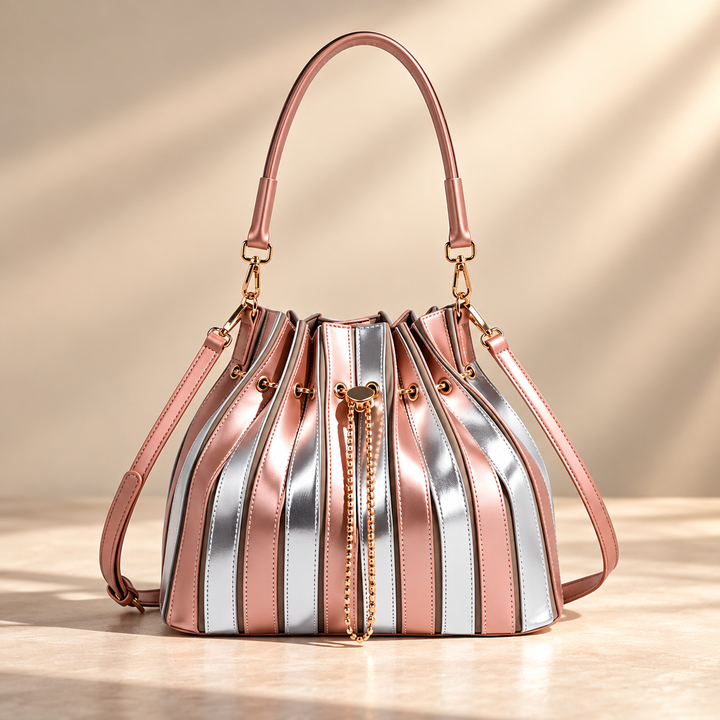 Atelier Pleated Bucket Bag