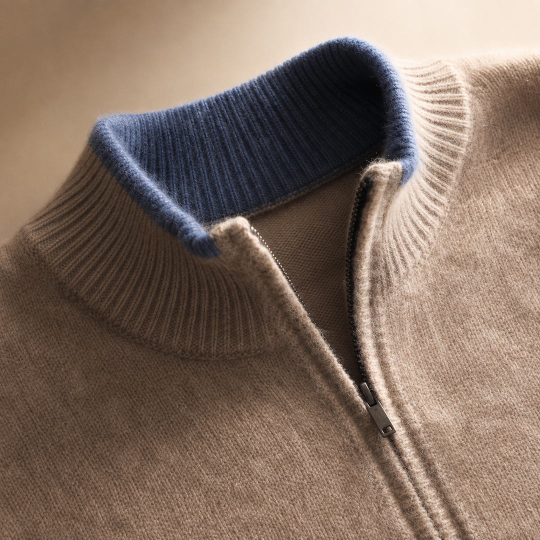 Jacob Brushed Knit Zip