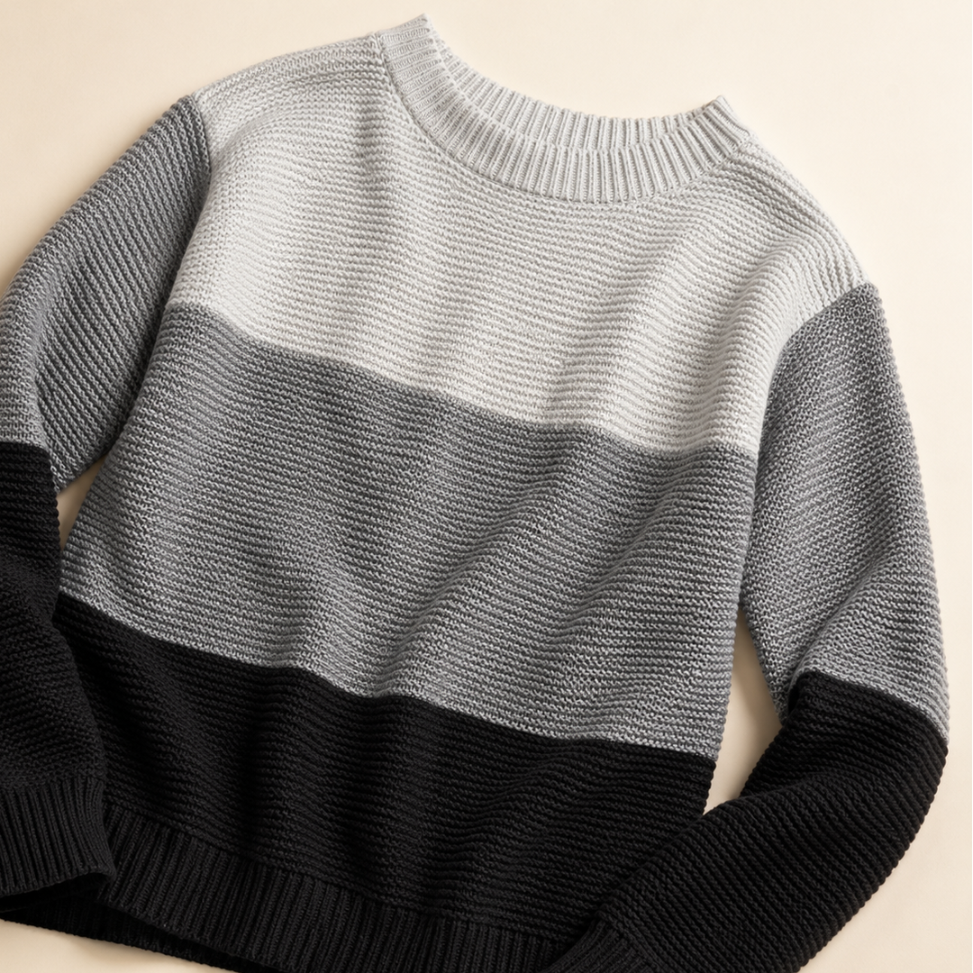Frances Signature Colorblock Knit