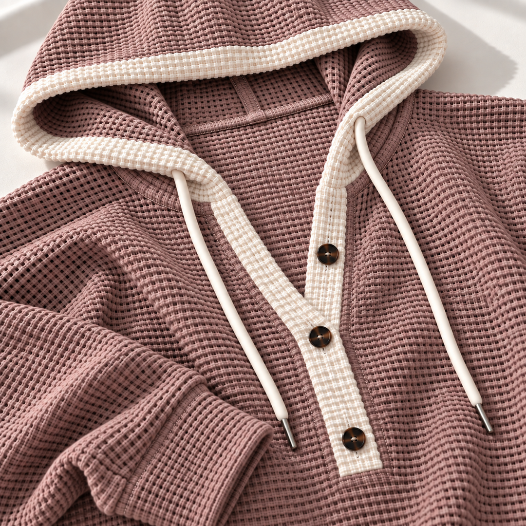 Jesse Bell Waffle Henley