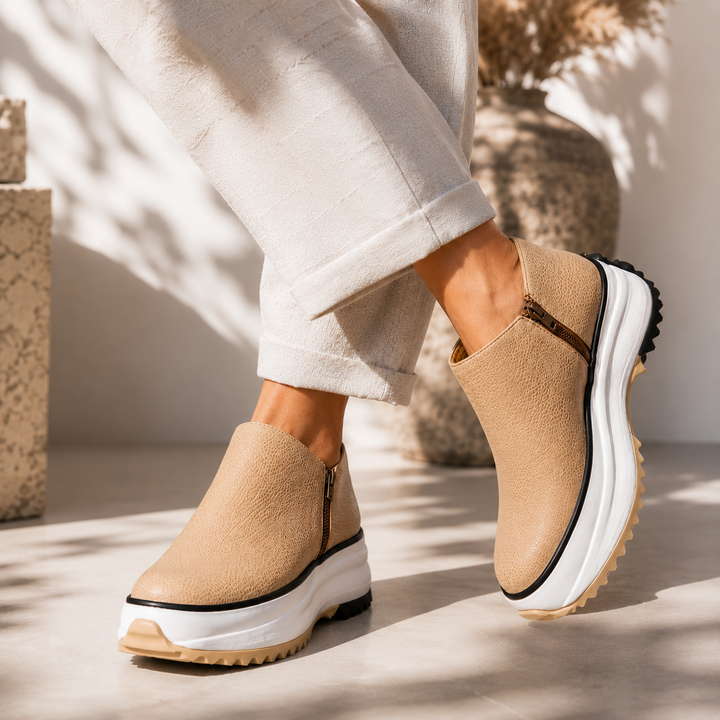 Natalia Platform Ankle Boots