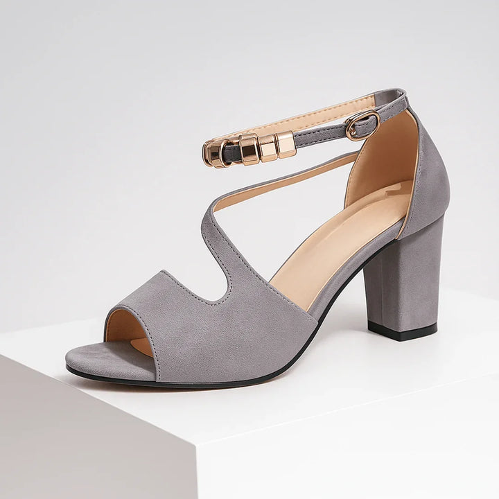 Vivienne Opaline Heels — back view