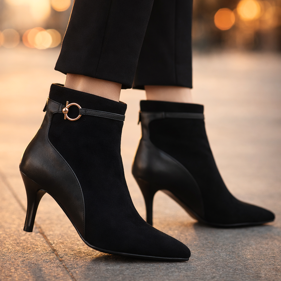 Seraphina Two-Tone Vintage Boots — alternate view