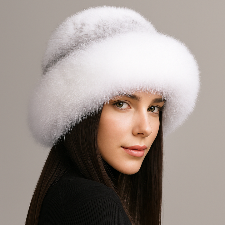 Velvet Frost Mink Fur Hat — front view