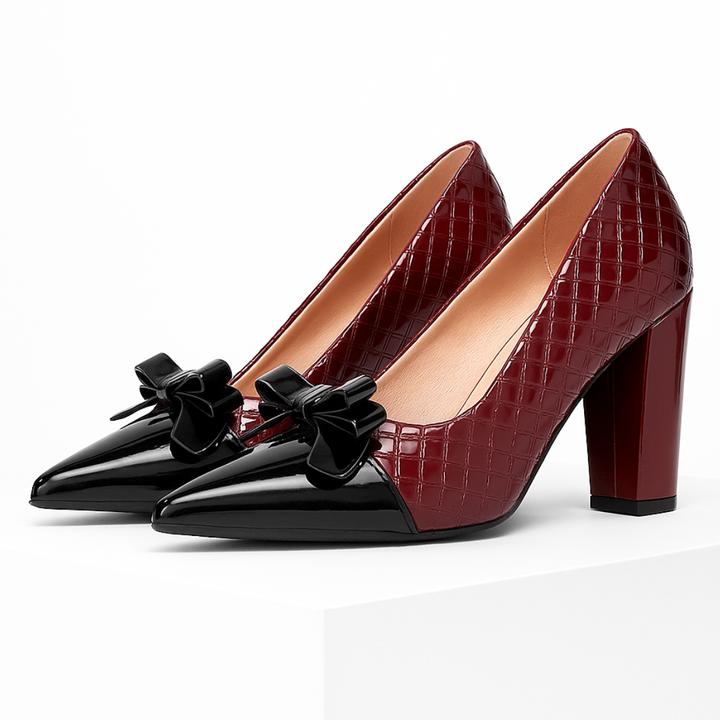 Vivienne Bowtie Heels — front view