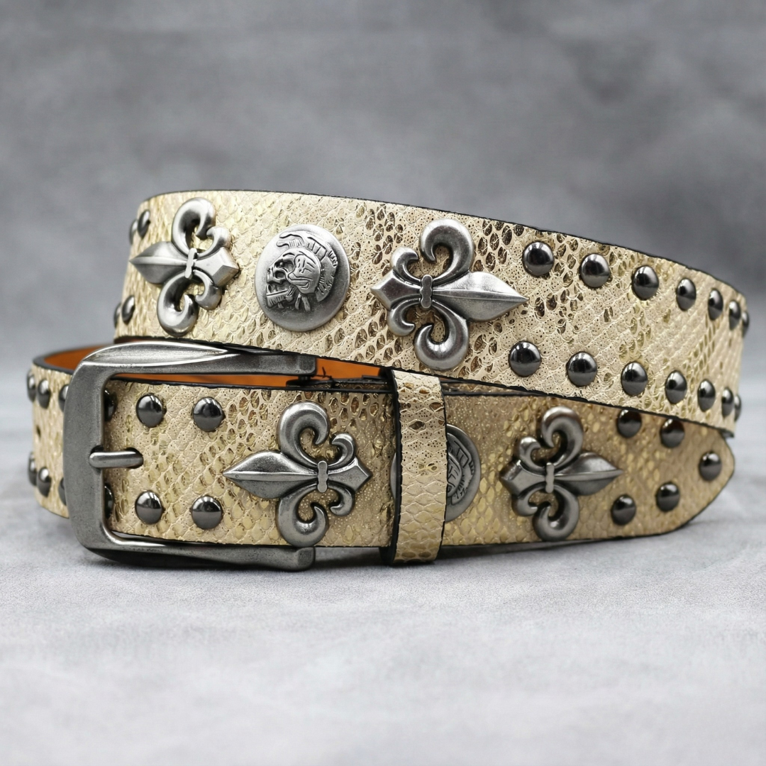 Anarchy Artifact Studded Belt — side view
