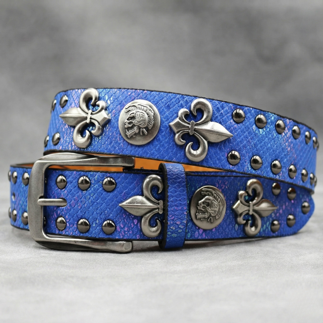Anarchy Artifact Studded Belt — back view