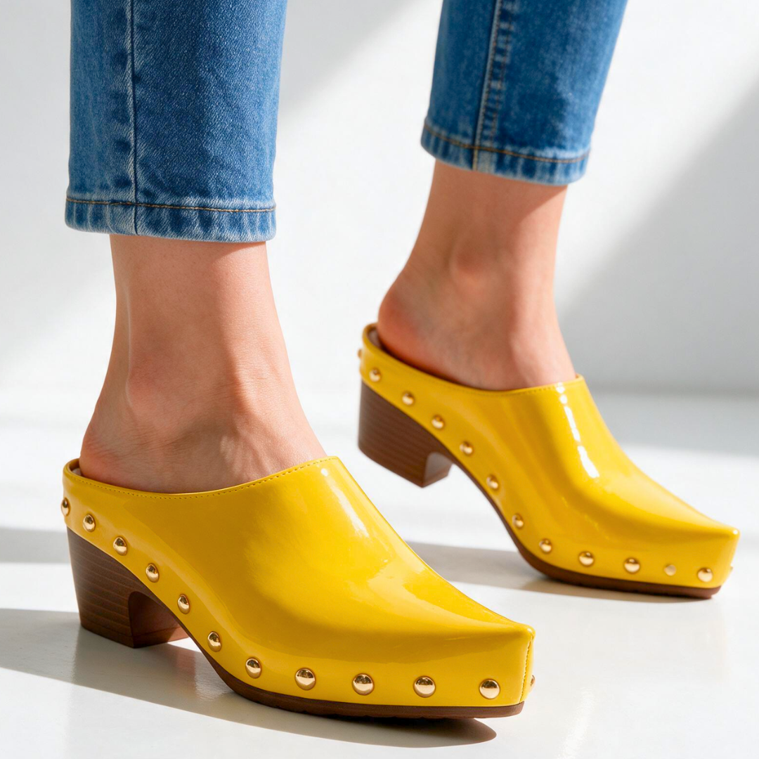 Sutton Studded Mules