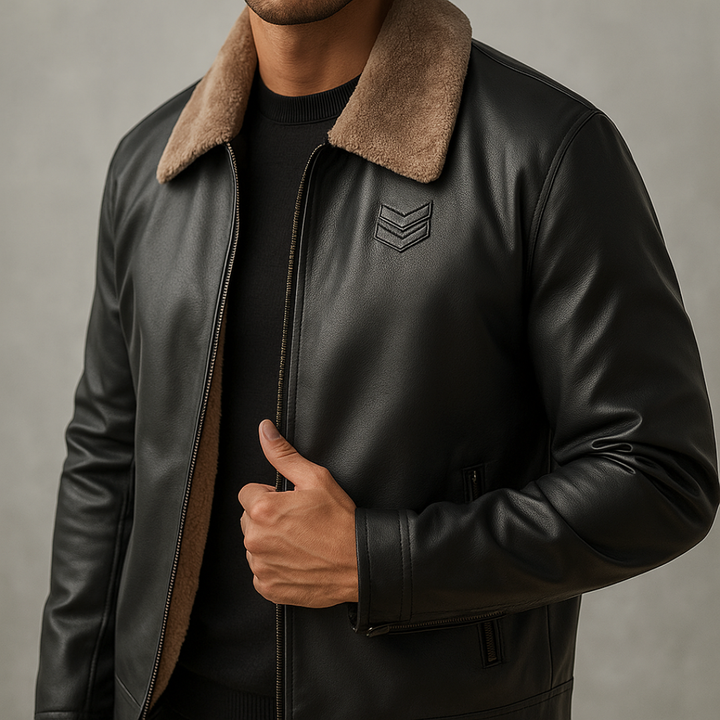 The Regent Flight Jacket — back view
