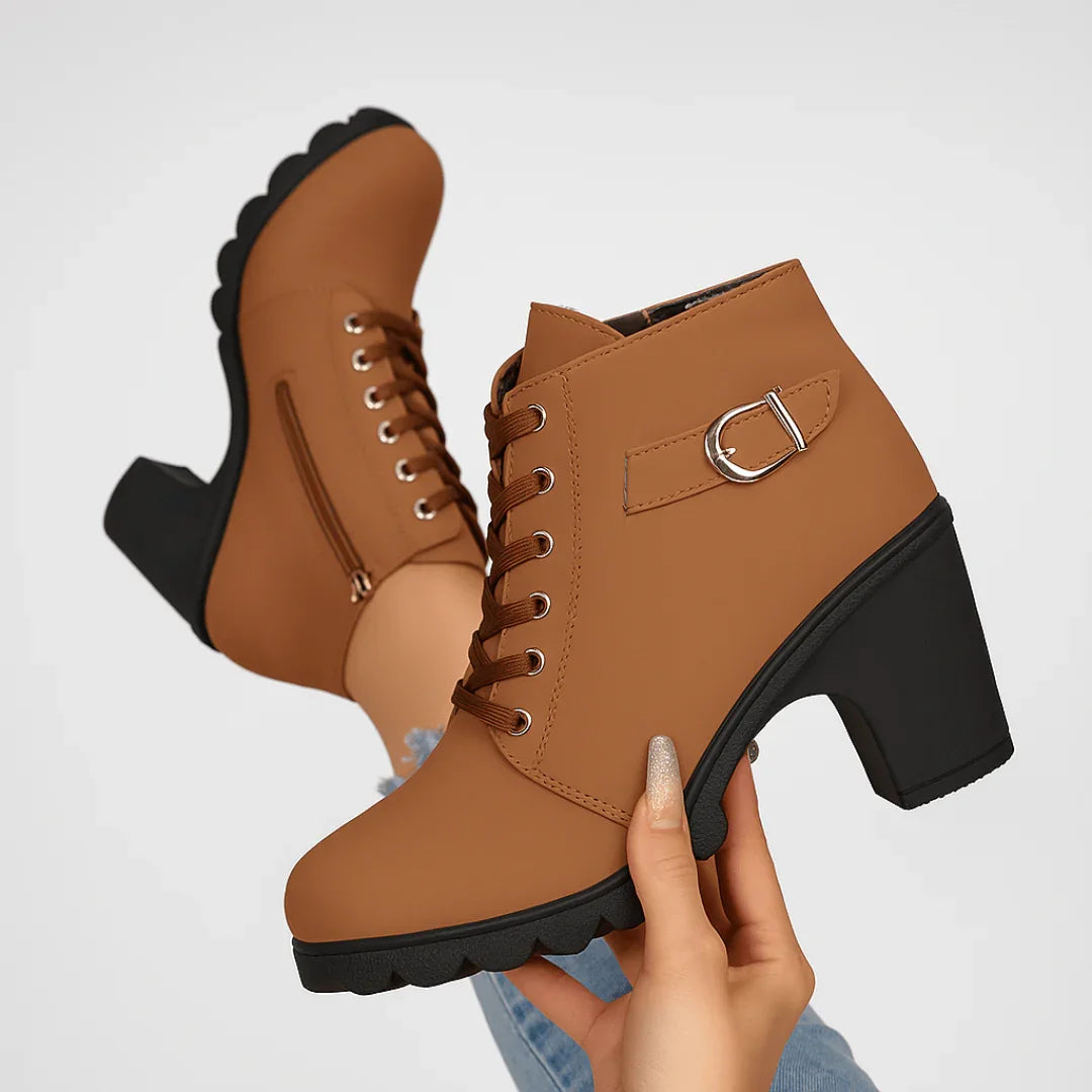 Harper Lane Ankle Boots — styling shot