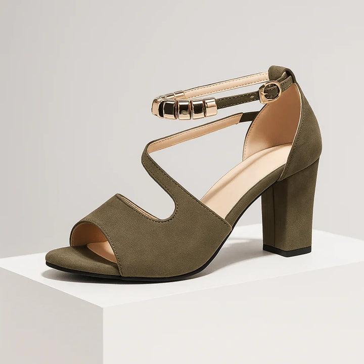 Vivienne Opaline Heels — detail view