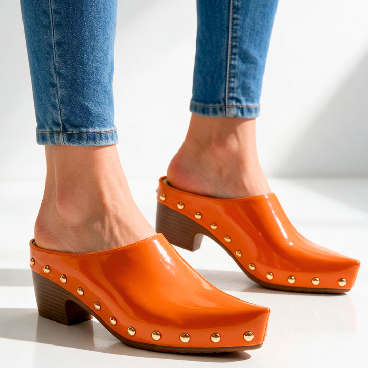 Sutton Studded Mules