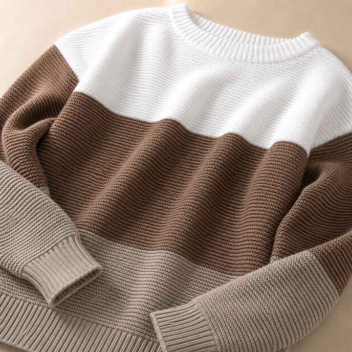 Frances Signature Colorblock Knit