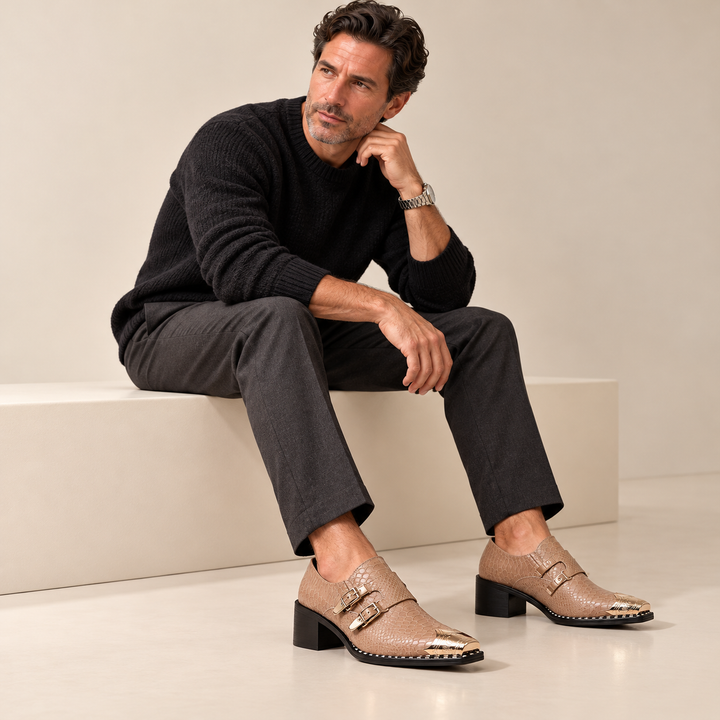 Havana Snake Scale Dress Shoes