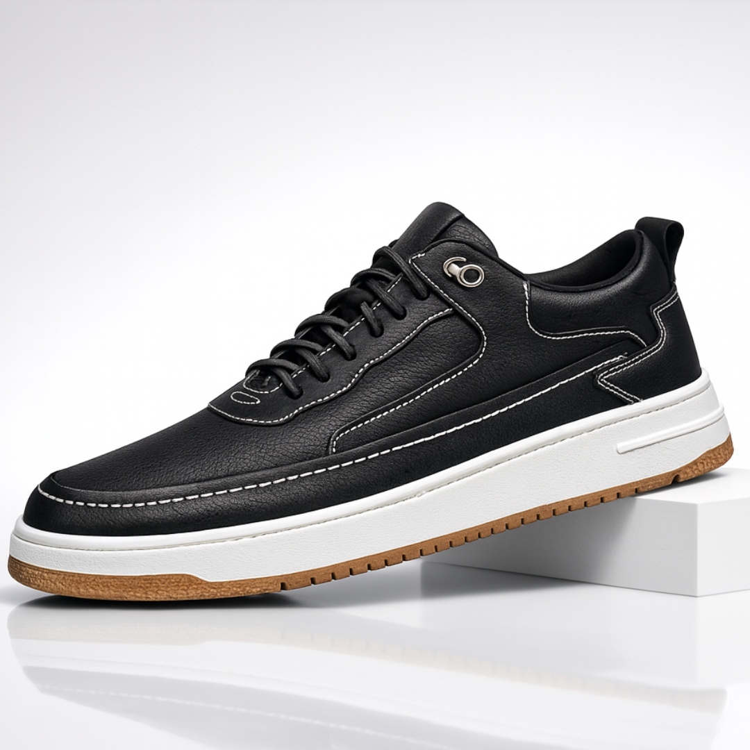 Carter Leather Sneakers — front view