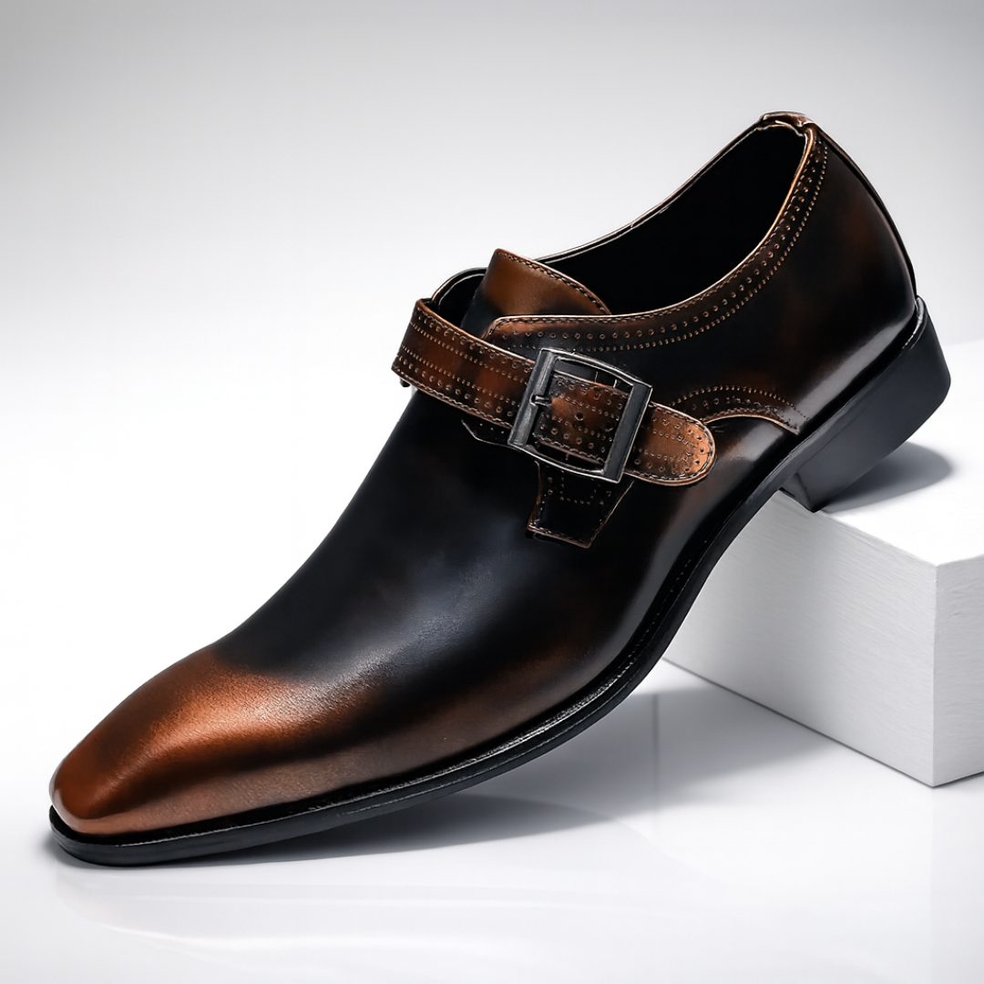 Caruso Leather Dress Shoes — front view