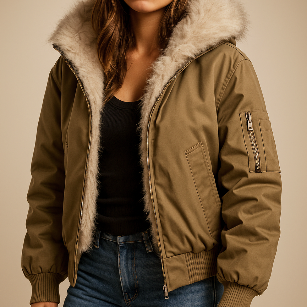 Avalon Ridge Fur Bomber — side view