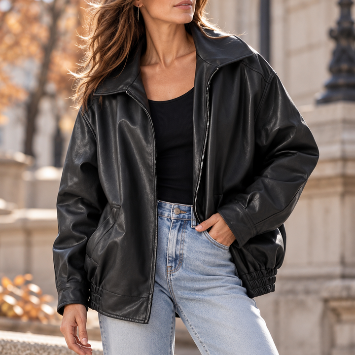 Francesca Oversized Bomber Jacket