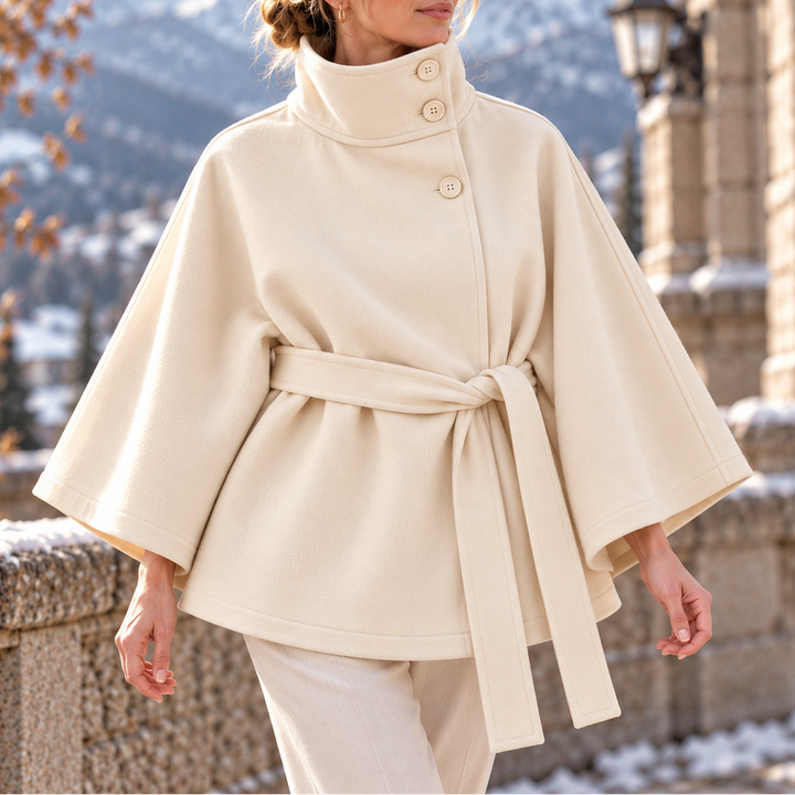 Eleanor Belted Cape Jacket