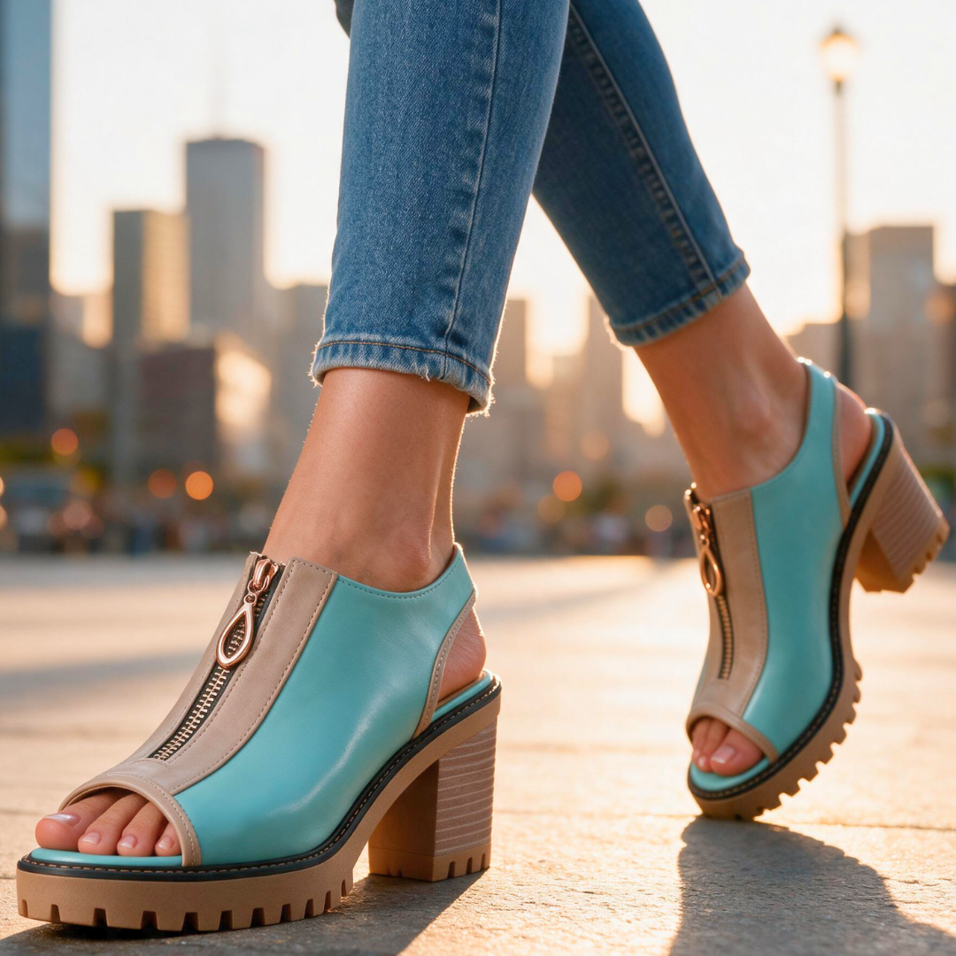 Chelsea Lake Zip Heels