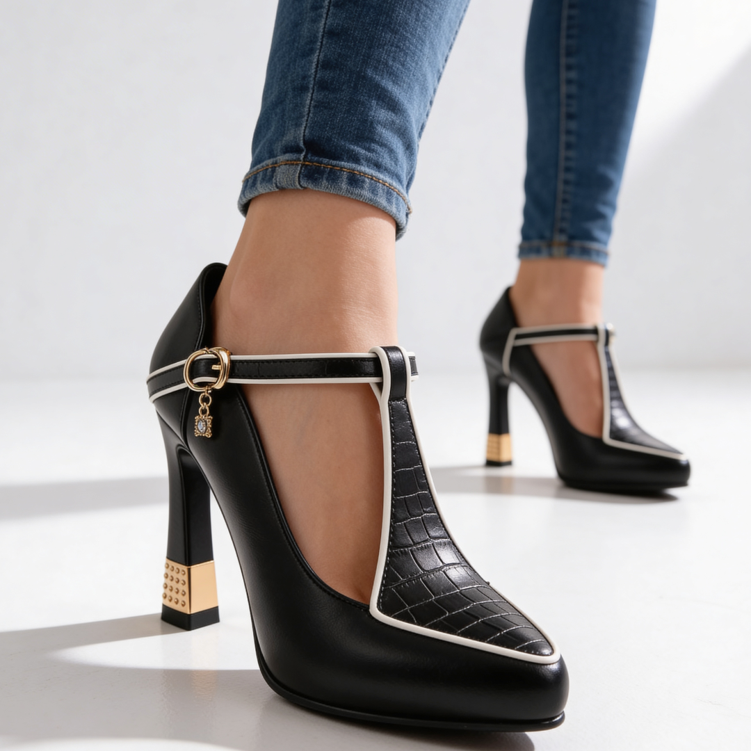Vivienne Vixen Heels — detail view
