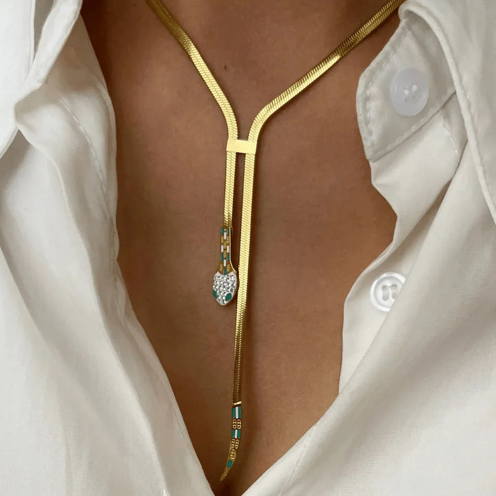 Coiled Desire Necklace — front view