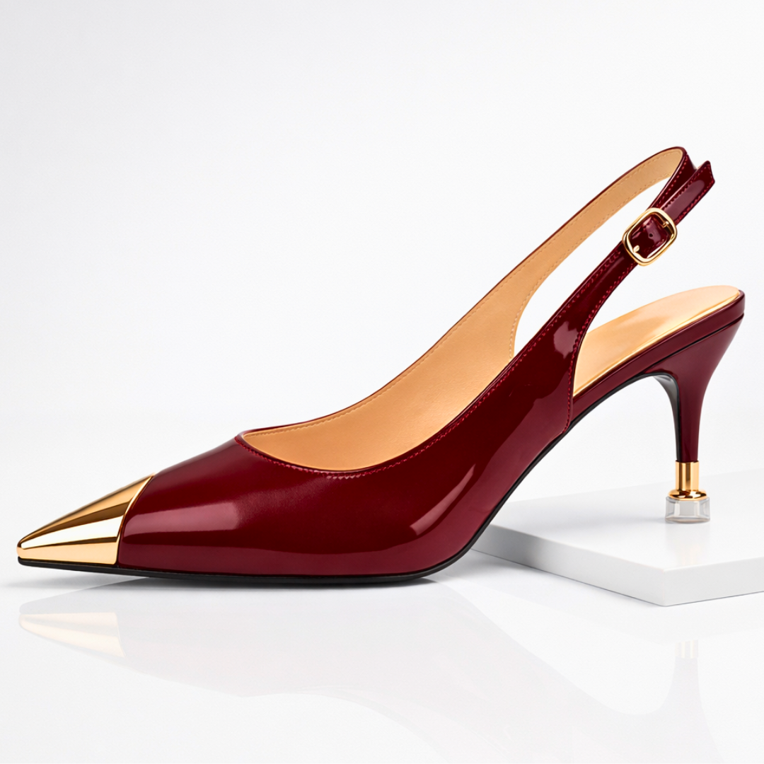 Odette Slingback Stiletto Heels — front view