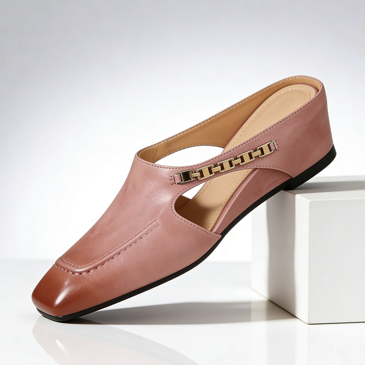 Sorrento Square-Toe Mules