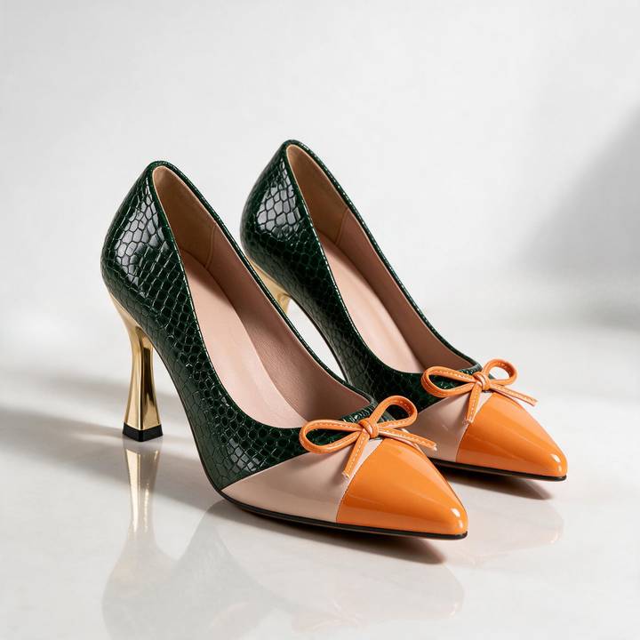 Vivienne Signature Croc Pump
