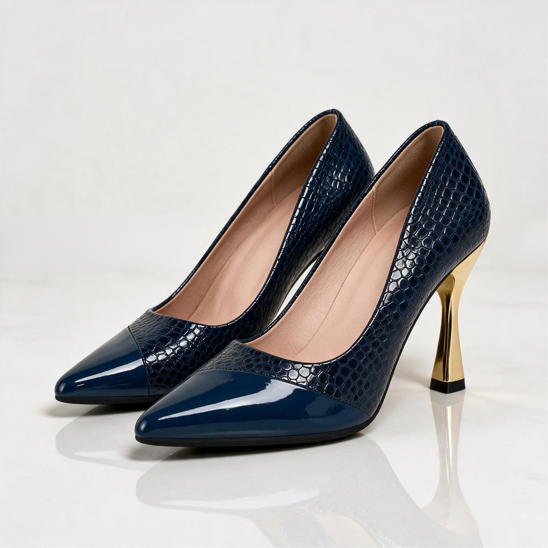 Florence Croc Point Heels