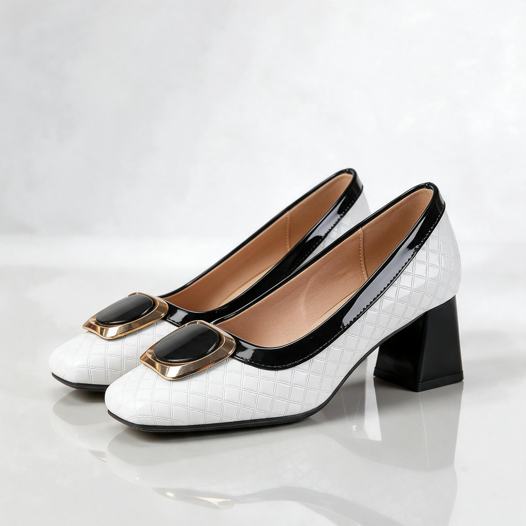 Coralie Lattice Heels