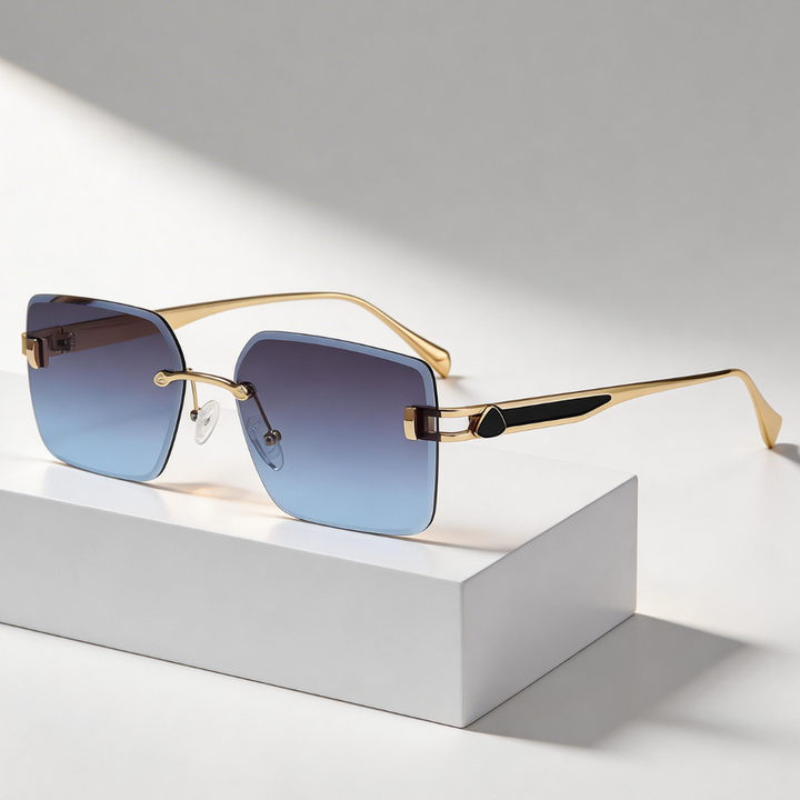 Milana Rimless Shades — side view