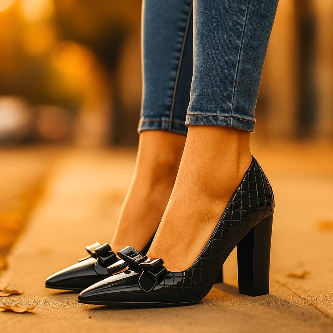 Vivienne Bowtie Heels — detail view