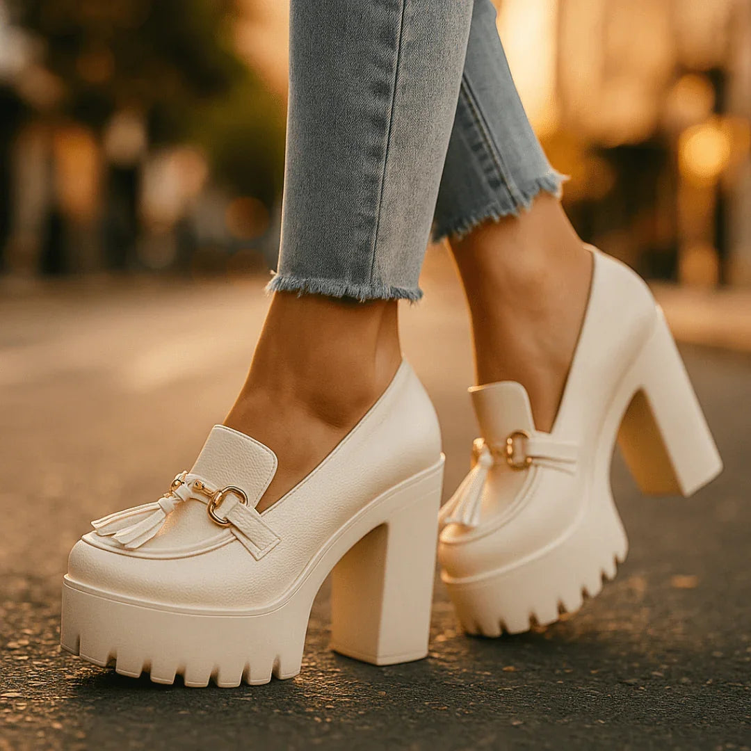 Scala Rise Heels — front view