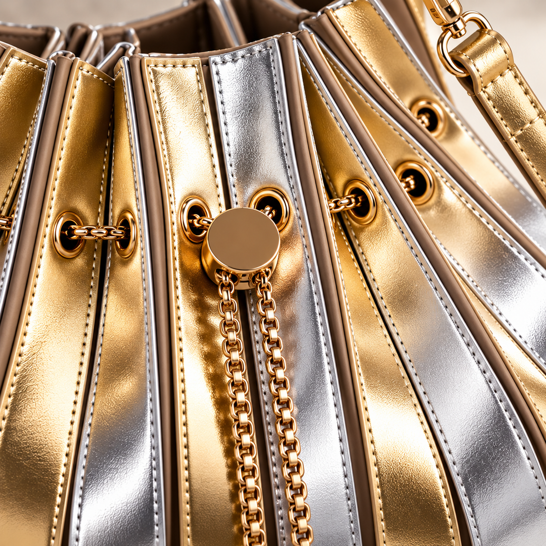 Atelier Pleated Bucket Bag