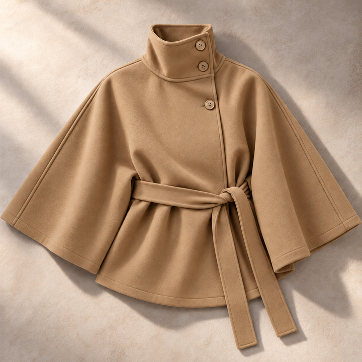 Eleanor Belted Cape Jacket