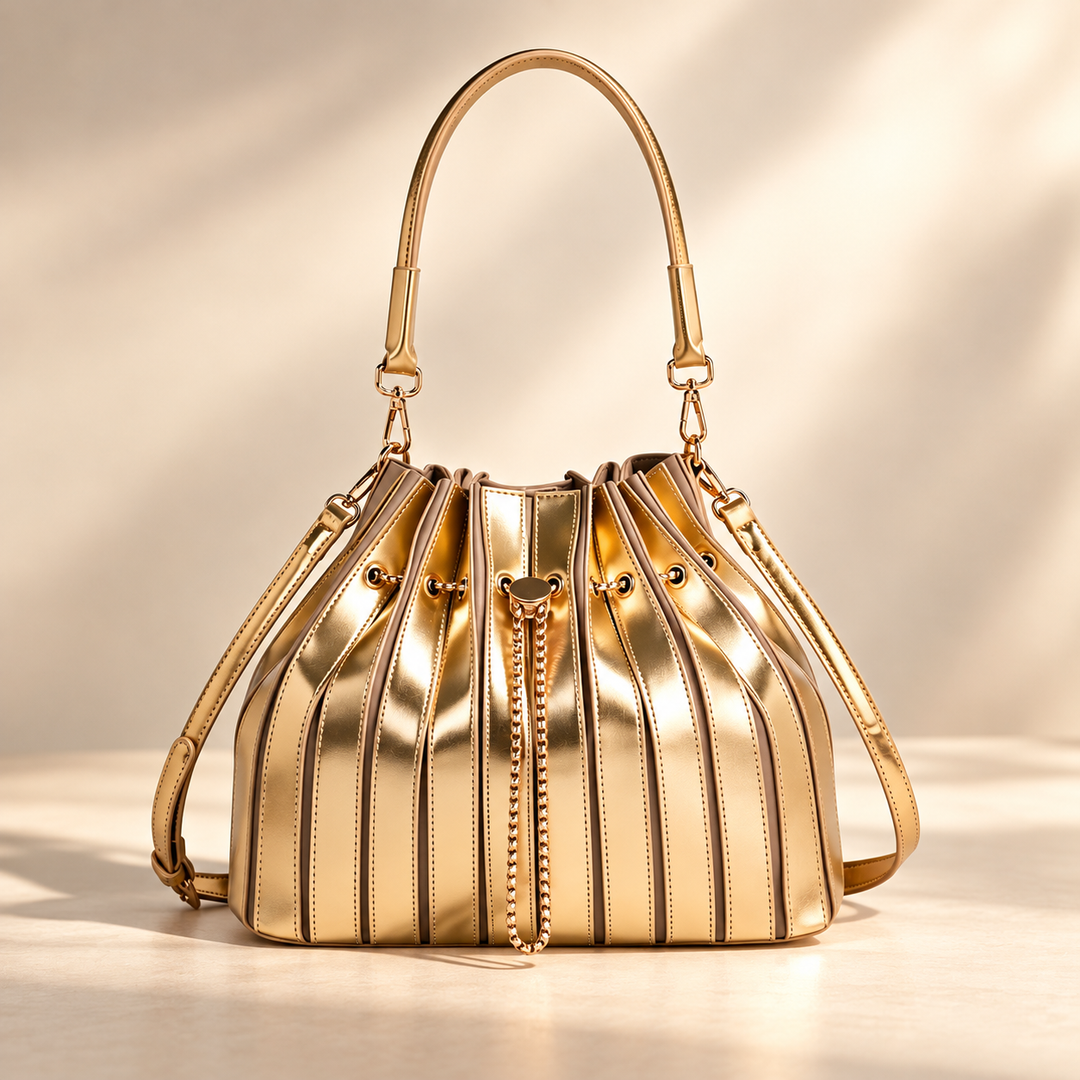 Atelier Pleated Bucket Bag