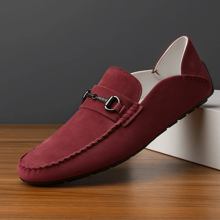 Ricci Penny Suede Loafer — detail view