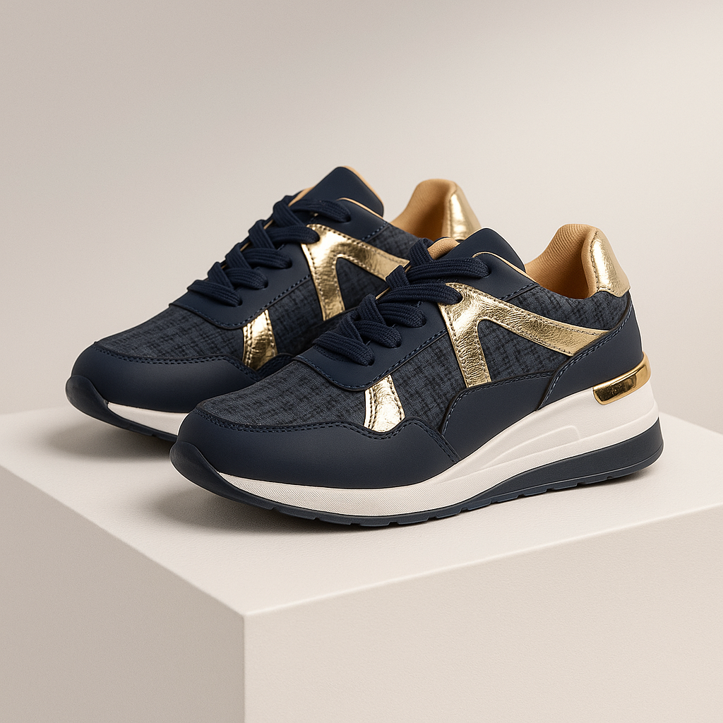 Harper Lane City Lift Sneakers — side view