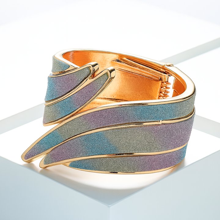 Aurora Glide Cuff Bracelet — lifestyle shot