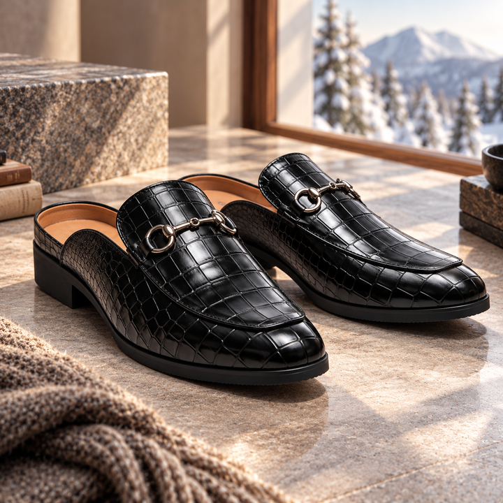 Hudson Horsebit Mules
