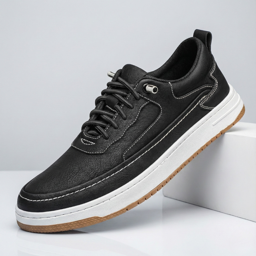 Carter Leather Sneakers — side view