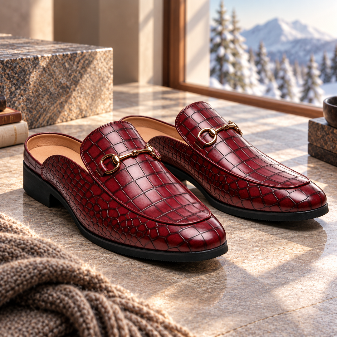 Hudson Horsebit Mules
