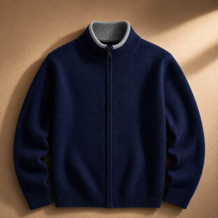 Jacob Brushed Knit Zip